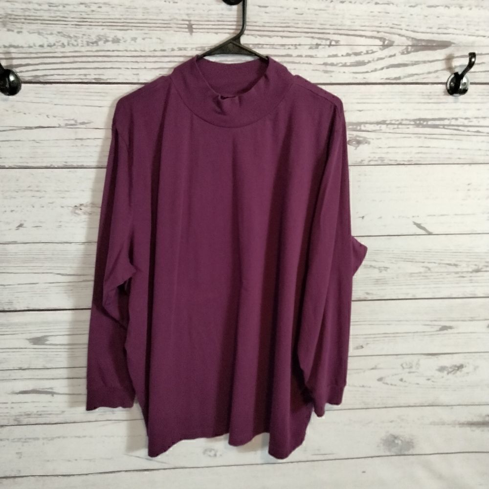 "All American Comfort" woman's long sleeve shirt